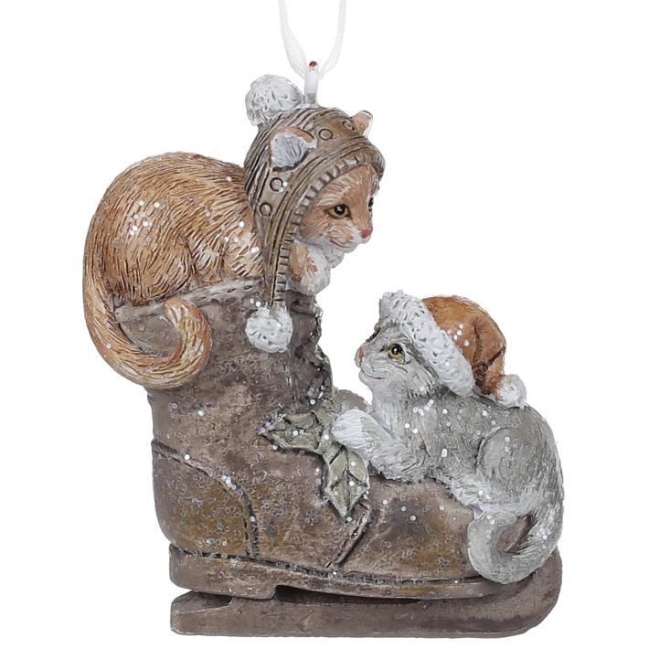 Подвесной декор BonaDi Котята 7,5 см (707-395)