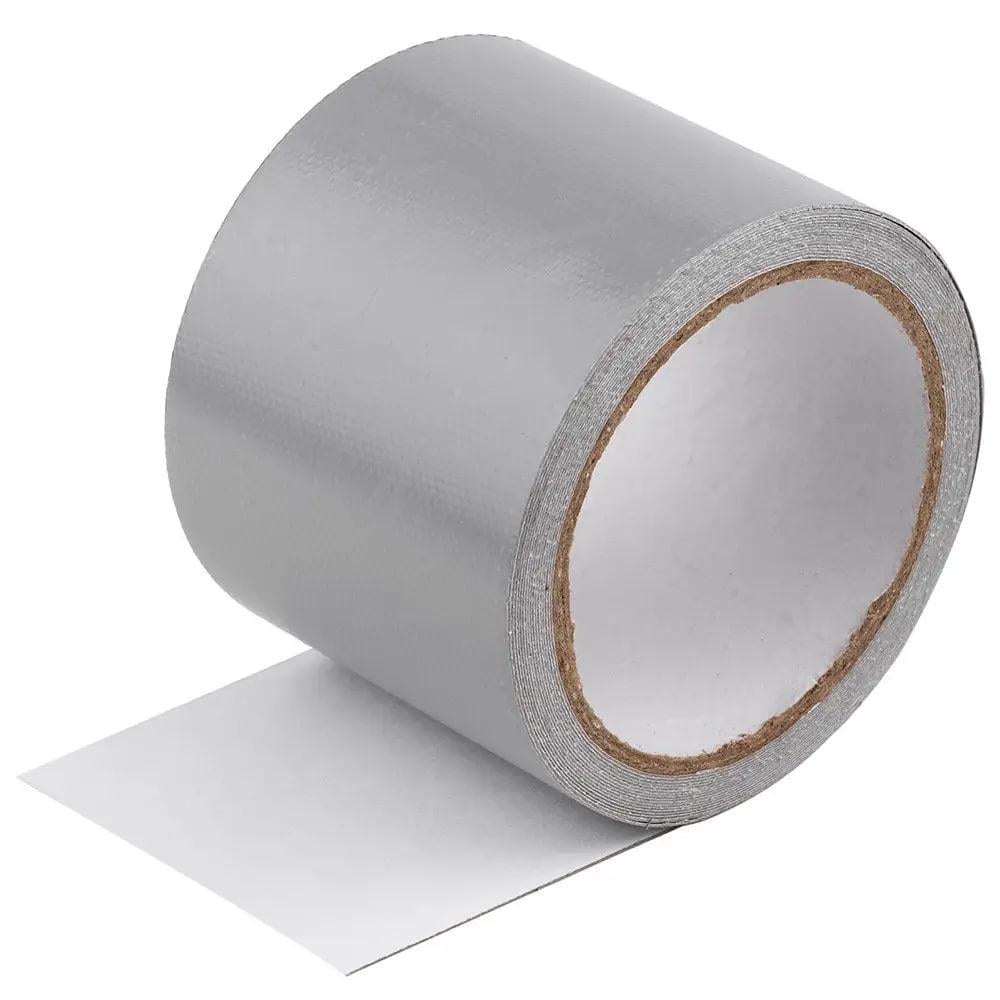 Скотч для ремонту наметів шатра навісу Сірий 8 см 4 м