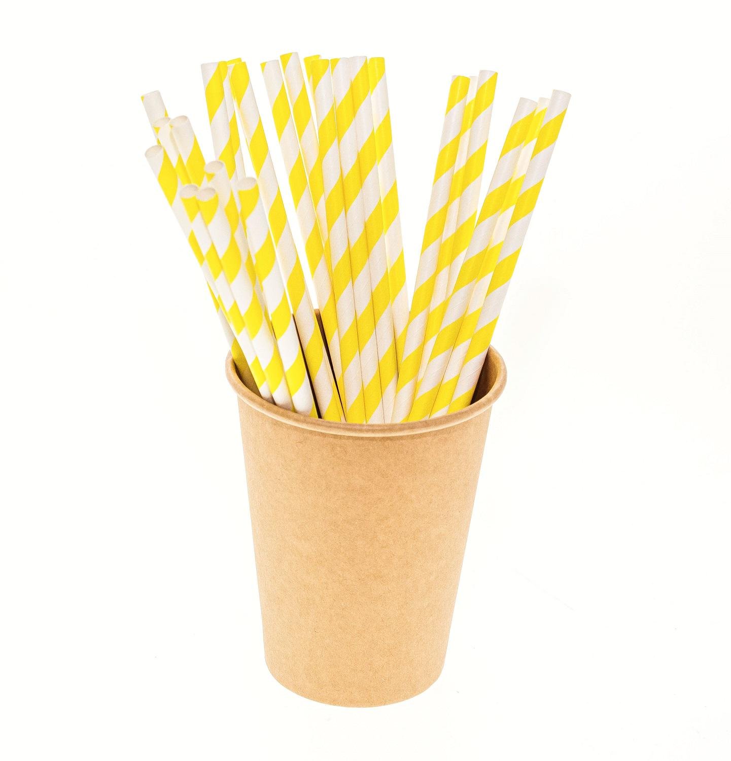 Трубочка для напитков One Chef Диагональ бумажная 8 цветов 200 мм d 6 мм 25 шт. в уп. (51924) - фото 18