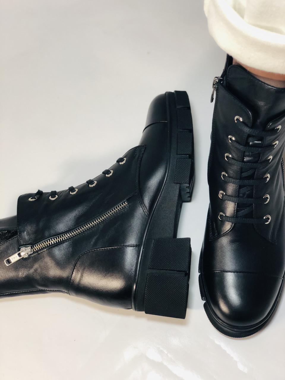 Ботинки женские зимние Mario Muzi р. 40 25,5 см Черный (2402) - фото 9