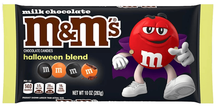Драже M&M's Milk Chocolate Halloween Blend Candy 283 г (2784178211)