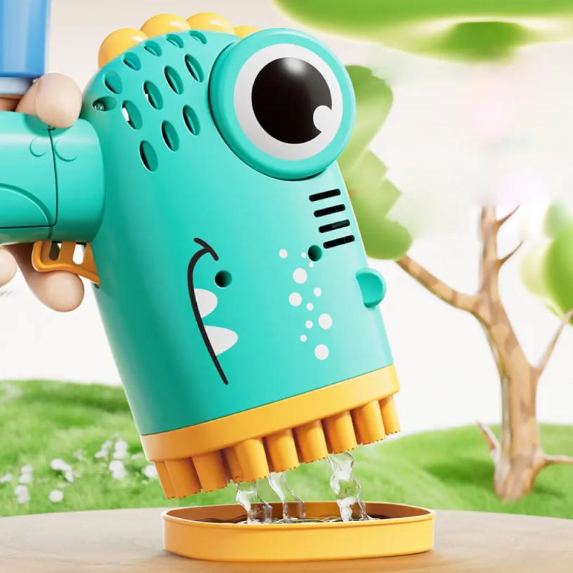 Генератор-пістолет мильних бульбашок Bubble Blaster на батарейках Блакитний (259) - фото 7 Генератор-пістолет мильних бульбашок Bubble Blaster на батарейках Блакитний (259) - фото 7