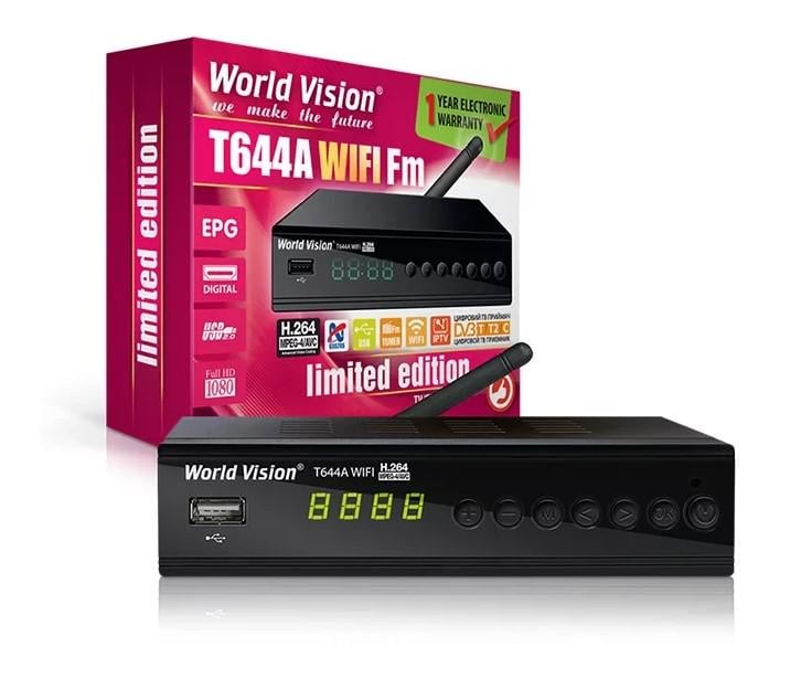 Тюнер Т2 World Vision T644A WiFi FM