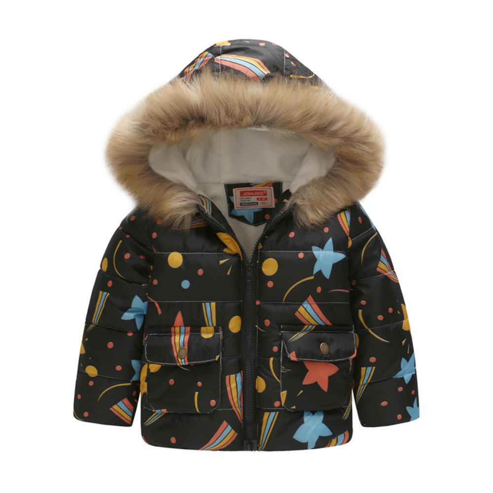 Демисезонная детская куртка Jomake Космическая атмосфера р. 130 (51142)