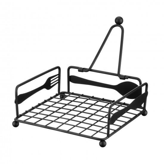 Салфетка Ardesto Midori металлическая 18х18х7 см (AR0906B) - фото 2 Салфетка Ardesto Midori металлическая 18х18х7 см (AR0906B) - фото 2