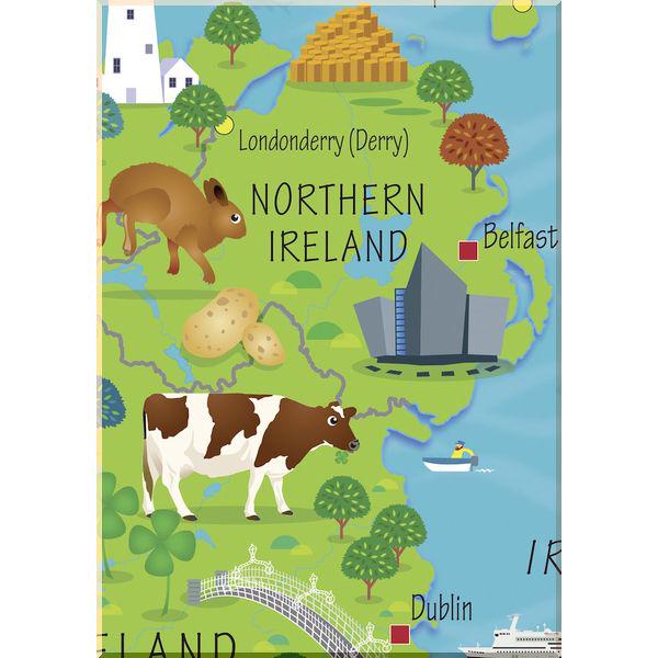 Книга Collins "Collins Children's Wall Map of the United Kingdom and Ireland" (ISBN:9780008212087) - фото 4