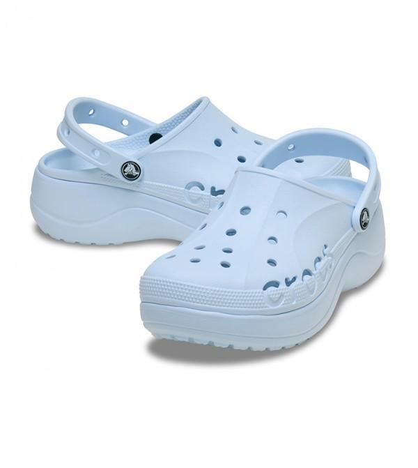 Крокси жіночі Crocs Baya Platform Mineral Clog р. 42-43 Блакитні (22357)