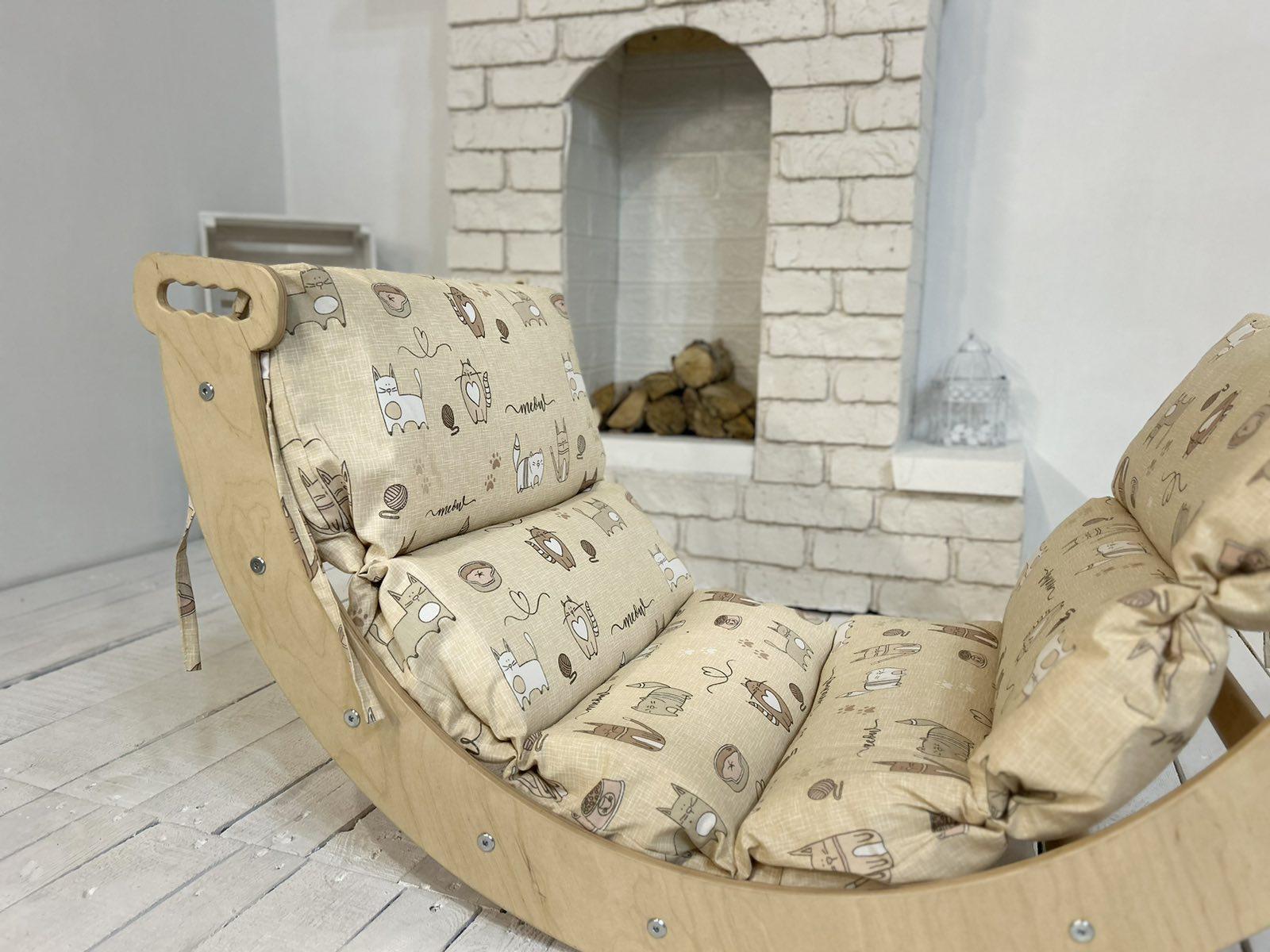 Дитячий тренажер з матрацом Paradox Арка Піклер з натурального дерева (260220241) - фото 4 Дитячий тренажер з матрацом Paradox Арка Піклер з натурального дерева (260220241) - фото 4