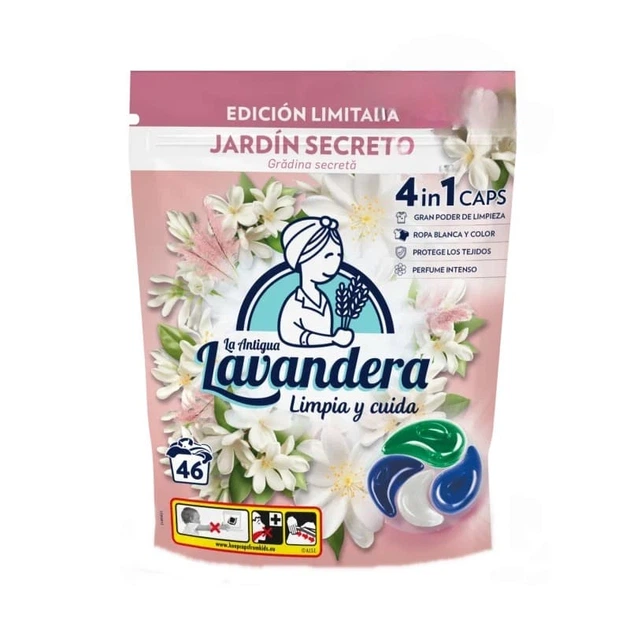Капсули для прання Lavandera 4в1 Jardin універсальні 46 шт.