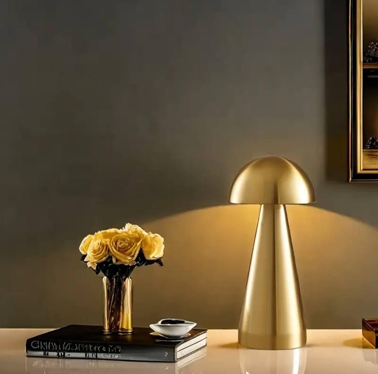 Настольная лампа аккумуляторная Zilini 09 Золотой (23885409) - фото 3 Настольная лампа аккумуляторная Zilini 09 Золотой (23885409) - фото 3