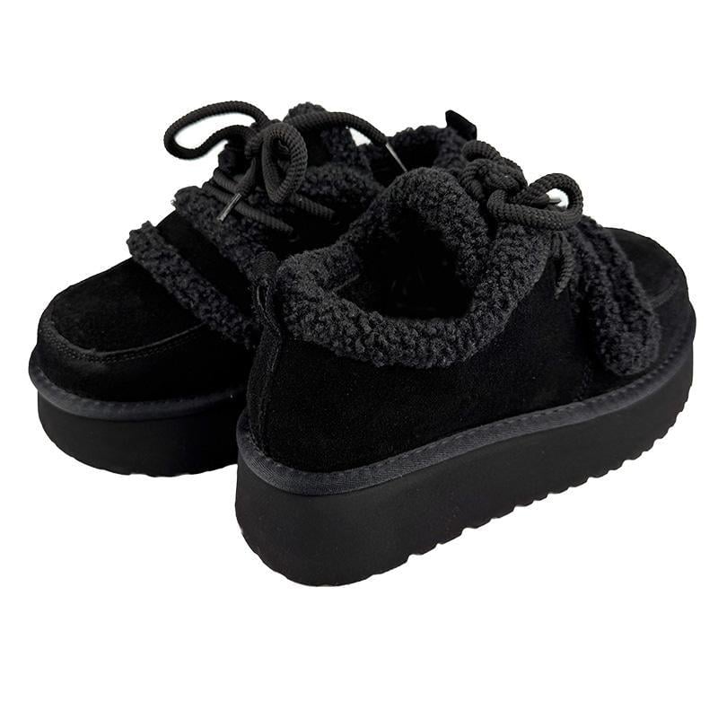 Угги женские на липучке платформа 70987-1 p. 36 23 см Черный - фото 3 Угги женские на липучке платформа 70987-1 p. 36 23 см Черный - фото 3