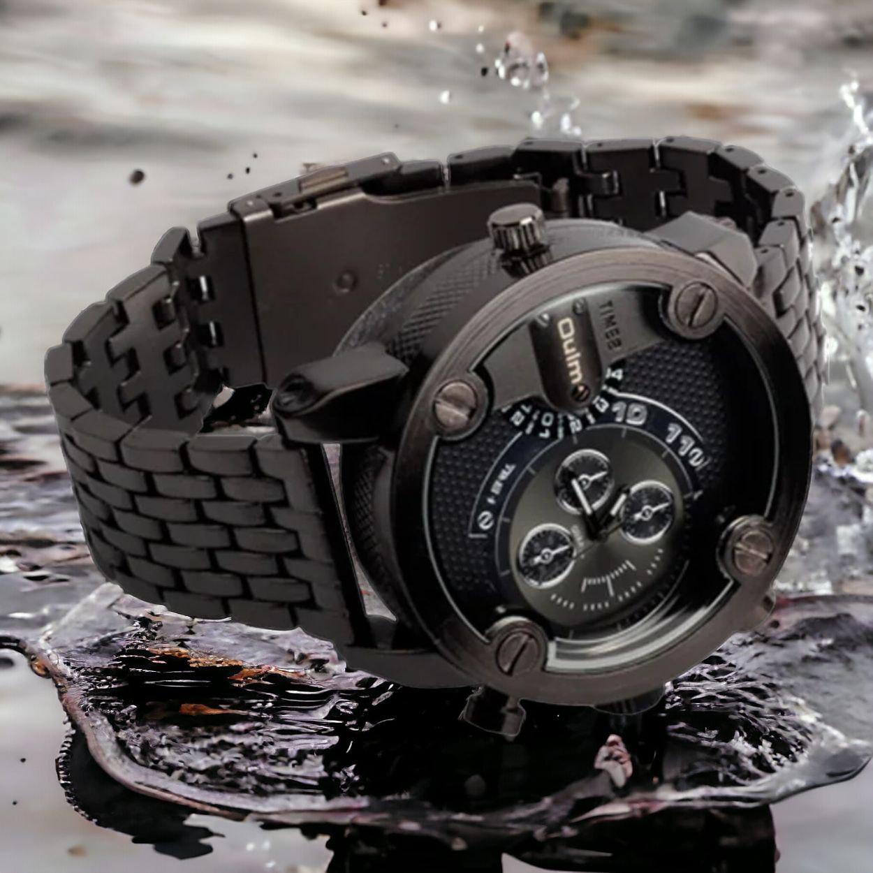 Наручний годинник чоловічий Oulm 49 мм Сірий - фото 4 Наручний годинник чоловічий Oulm 49 мм Сірий - фото 4