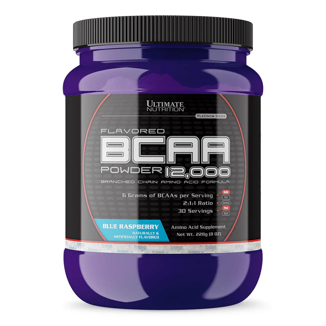 Аминокислота Ultimate Nutrition BCAA 12,000 Powder Голубая малина 228 г (09039-07) Аминокислота Ultimate Nutrition BCAA 12,000 Powder Голубая малина 228 г (09039-07)