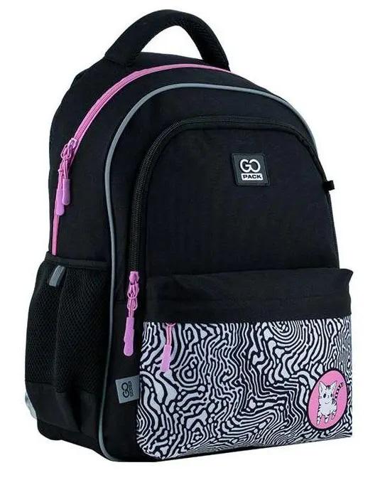 Школьный рюкзак GoPack Education GO24-182M-5 Striped Cat с анатомической спинкой (994176)