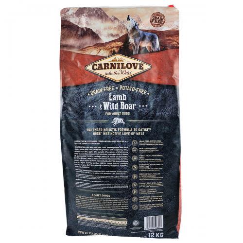 Корм сухой Carnilove Lamb & Wild Boar для взрослых собак всех пород ягненок и кабан 12 кг - фото 3
