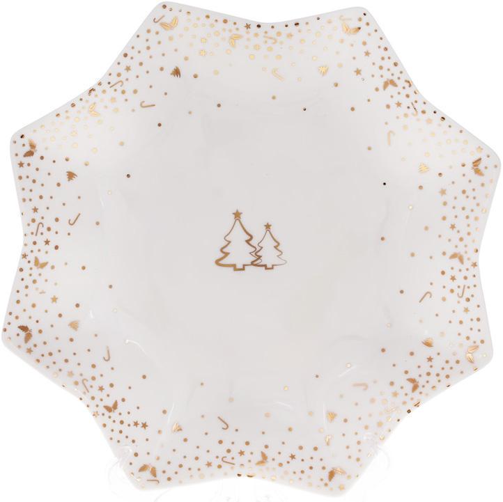 Блюдо в форме снежинки Зимняя феерия фарфоровое 30 см (32326571) Блюдо в форме снежинки Зимняя феерия фарфоровое 30 см (32326571)