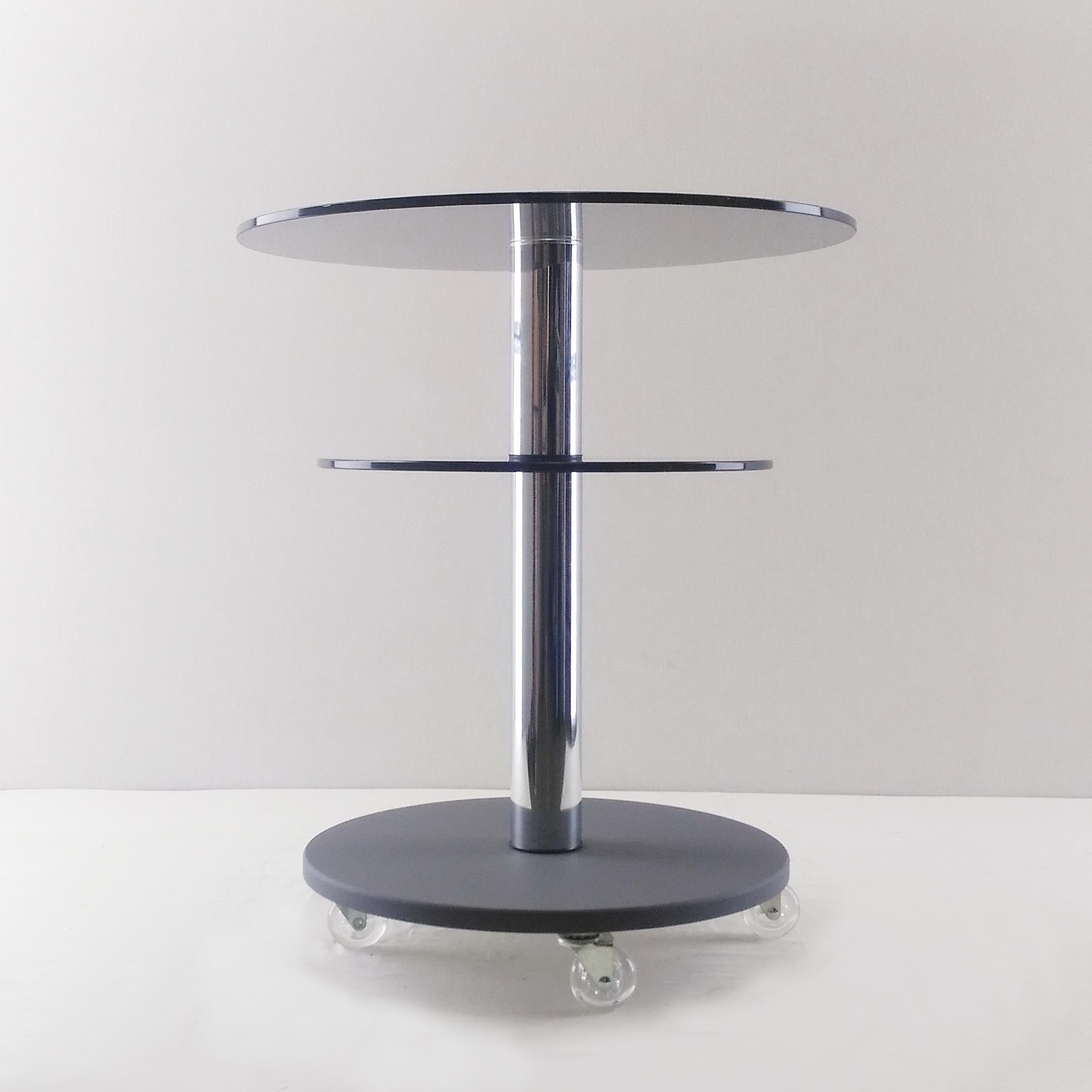 Стол журнальный стеклянный Commus Bravo Light K gray-gray-chr60 Серый (411810198) - фото 6 Стол журнальный стеклянный Commus Bravo Light K gray-gray-chr60 Серый (411810198) - фото 6