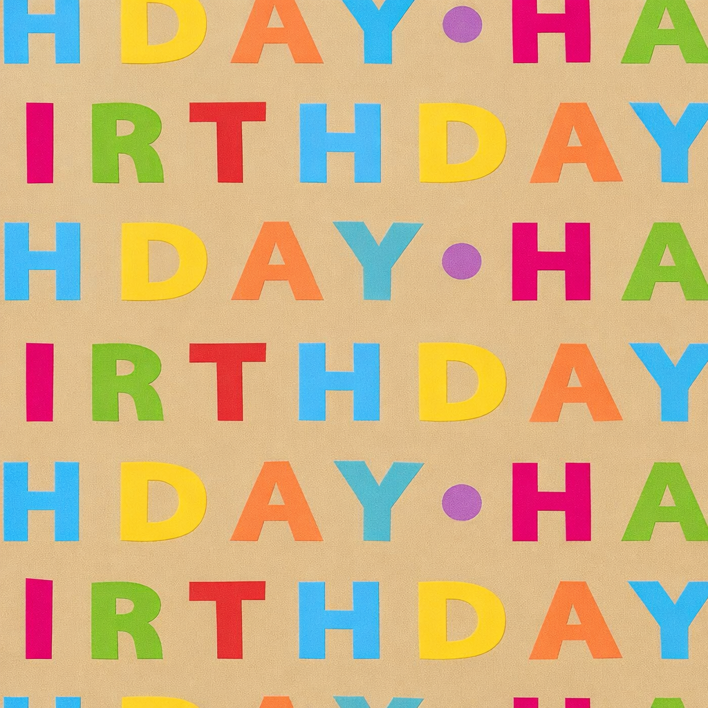 Подарочная бумага Stenson Праздник на буром 10 листов 70х100 см Разноцветная (1040БР)