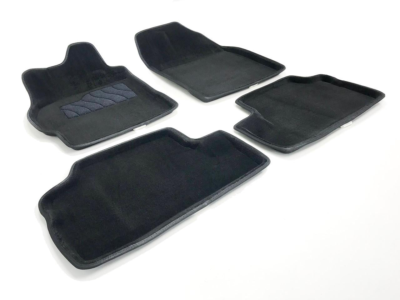 Коврики в салон ворсовые 3D Seintex ворс Toyota Corolla 2006-2013 Черный 4 шт. 83941