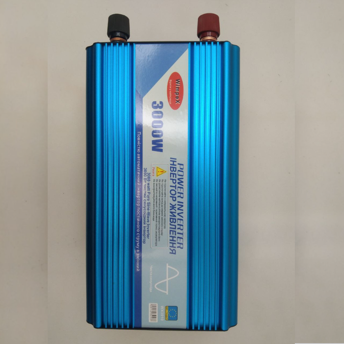 Автомобильный инвертор Power Inverter Wimpex WX-3010 чистая синусоида с 12-220 В 3000W - фото 6