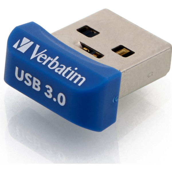 Флешка Verbatim Store&Stay Nano 32GB USB 3.0 Blue (98710) - фото 1