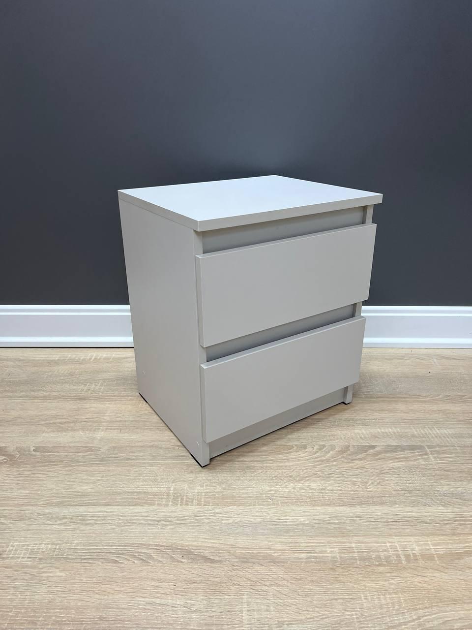 Тумба приліжкова Кватро 2 шухляди 400х480х340 мм Кашемір - фото 2 Тумба приліжкова Кватро 2 шухляди 400х480х340 мм Кашемір - фото 2