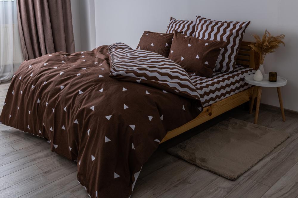 Комплект постільної білизни ТЕП Soft Dreams двоспальний 175x210 см наволочки 2x70х70 см Cappuccino Night (17880) - фото 1 Комплект постільної білизни ТЕП Soft Dreams двоспальний 175x210 см наволочки 2x70х70 см Cappuccino Night (17880) - фото 1