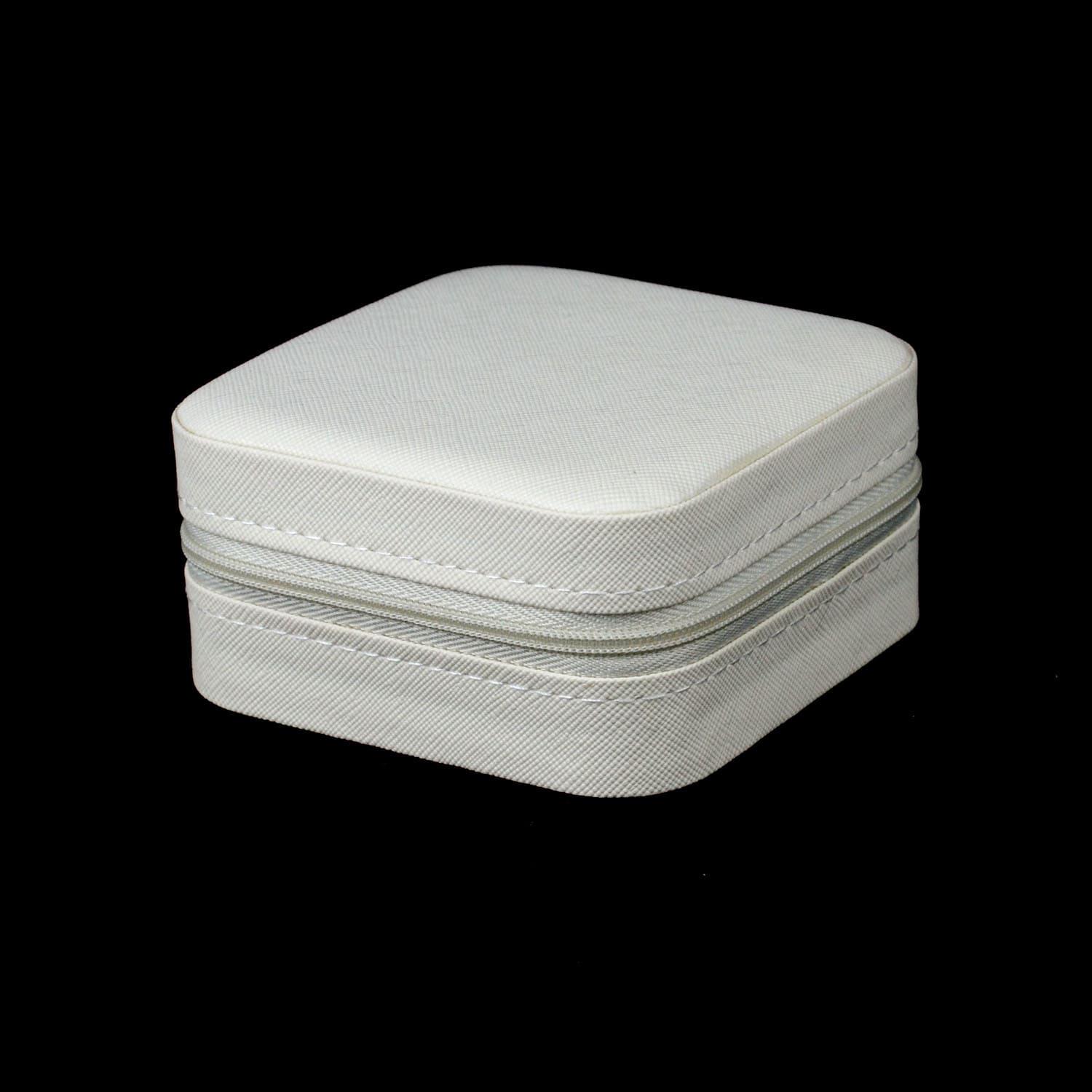 Шкатулка для украшений 10х5х10 см Белый (ШДД-17-2) - фото 4 Шкатулка для украшений 10х5х10 см Белый (ШДД-17-2) - фото 4