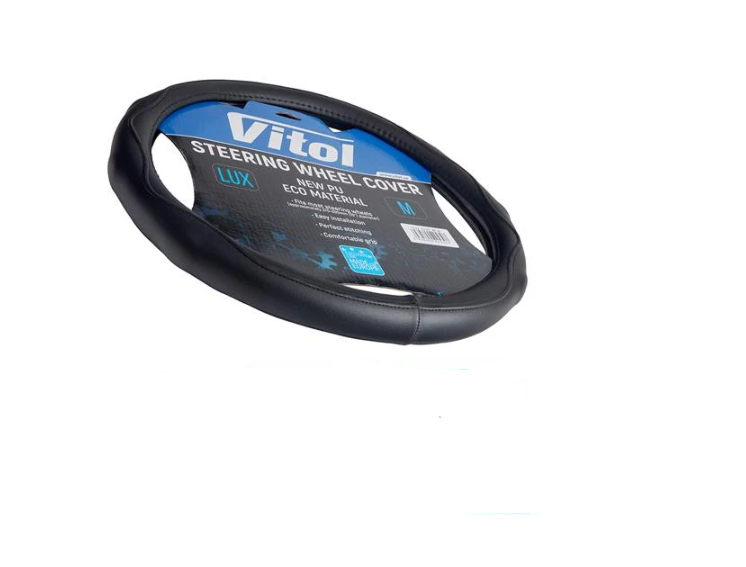 Чехол на руль VLOD-A2690 BK L Черный