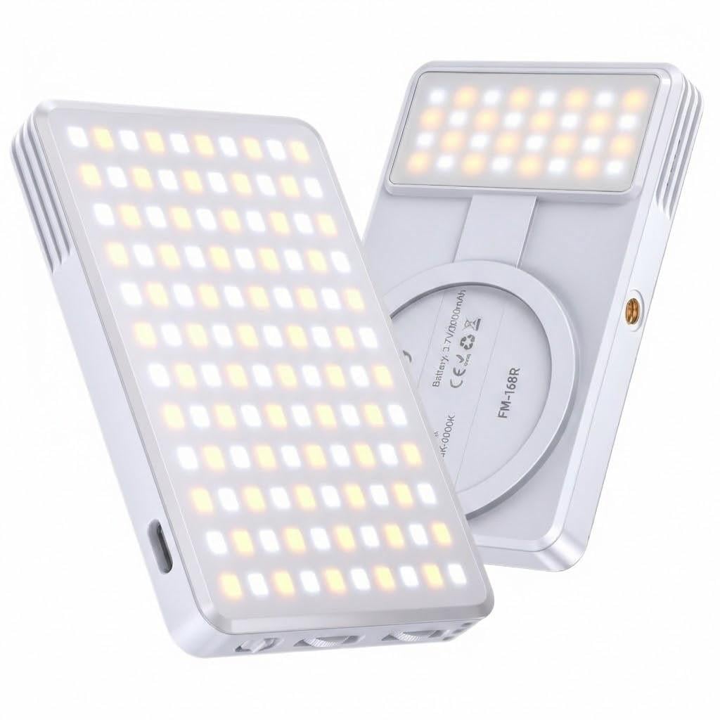 Світло портативне LED JMARY FM-168R для фото та відео CRI95+ 3000 мА·год Білий (32007901) - фото 3