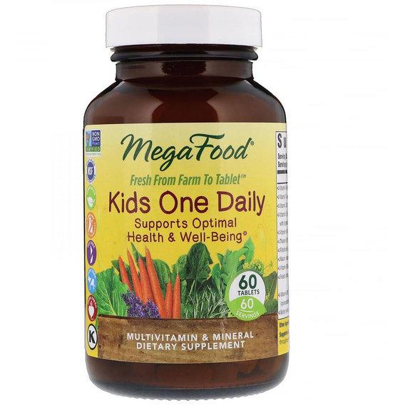 Витаминно-минеральный комплекс MegaFood Kid's One Daily 60 Tabs Витаминно-минеральный комплекс MegaFood Kid's One Daily 60 Tabs