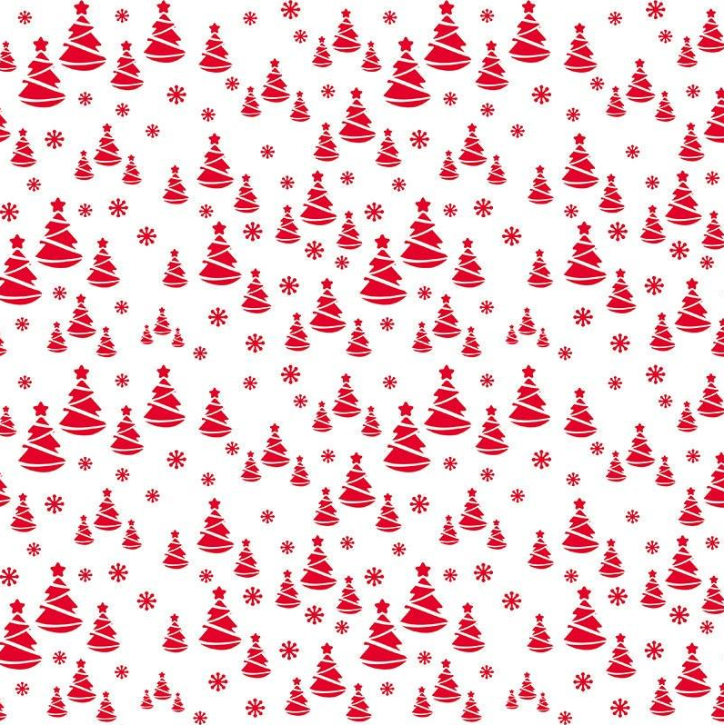 Бумага подарочная мелованная LOVE&HOME Елки 70 г/м2 0,7x10 м Белый/Красный (1PAPPR04)