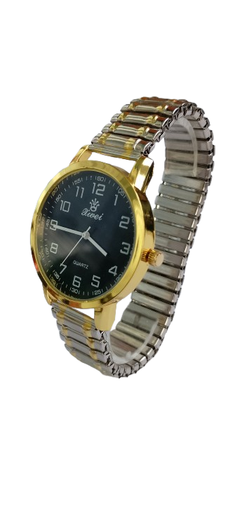Наручные часы мужские Xwei на металлическом браслете d 40 мм Gold/Black/Gold/Silver (4135)