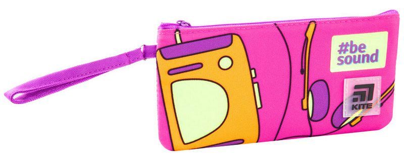Пенал шкільний KITE K21-664-3 Be Sound Рожевий
