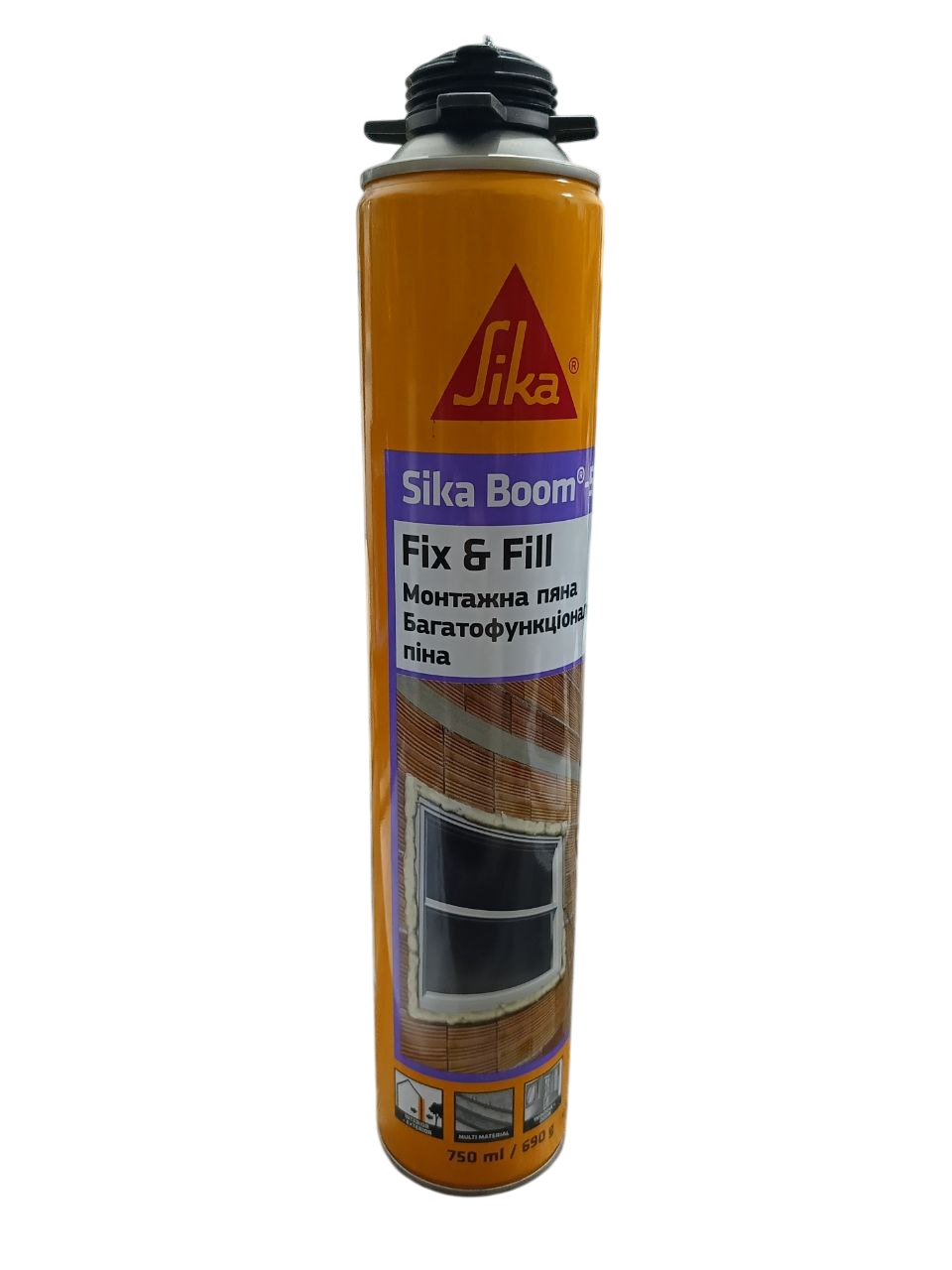 Пена под пистолет Sika SikaBoom 580 Fix Fill 750 мл (714543)