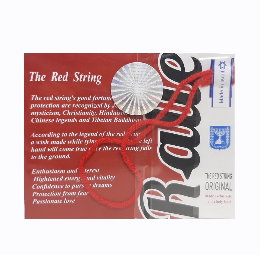 Нитка из Иерусалима оберег с молитвой Бен Порат Красный (KG-12883) Нитка из Иерусалима оберег с молитвой Бен Порат Красный (KG-12883)