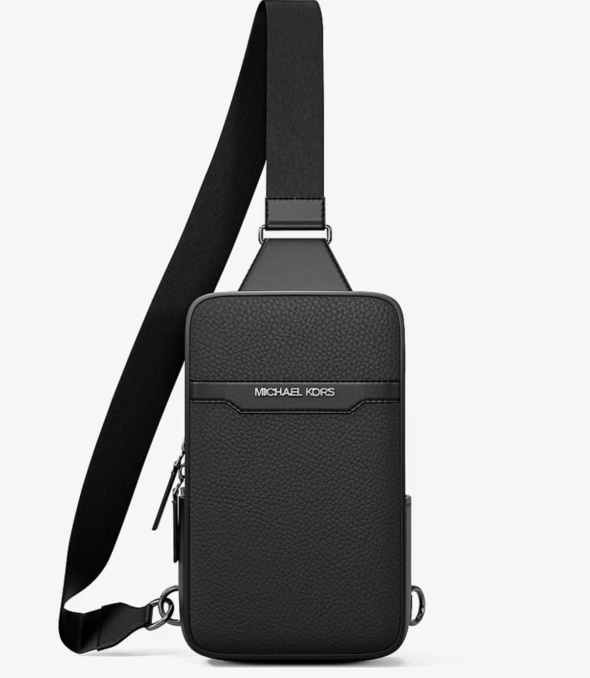 Сумка-слінг Michael Kors Cooper Medium Suede Sling Pack (37T6LCOC2X)