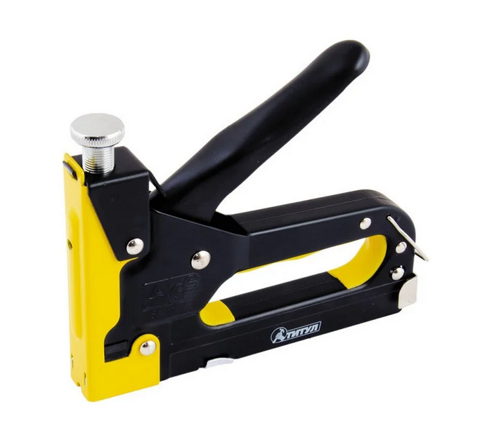 Степлер пружинный ТИТУЛ плавная регулировка силы удара для скобы 4-14 мм 11,3х0,7 мм (41-0910)