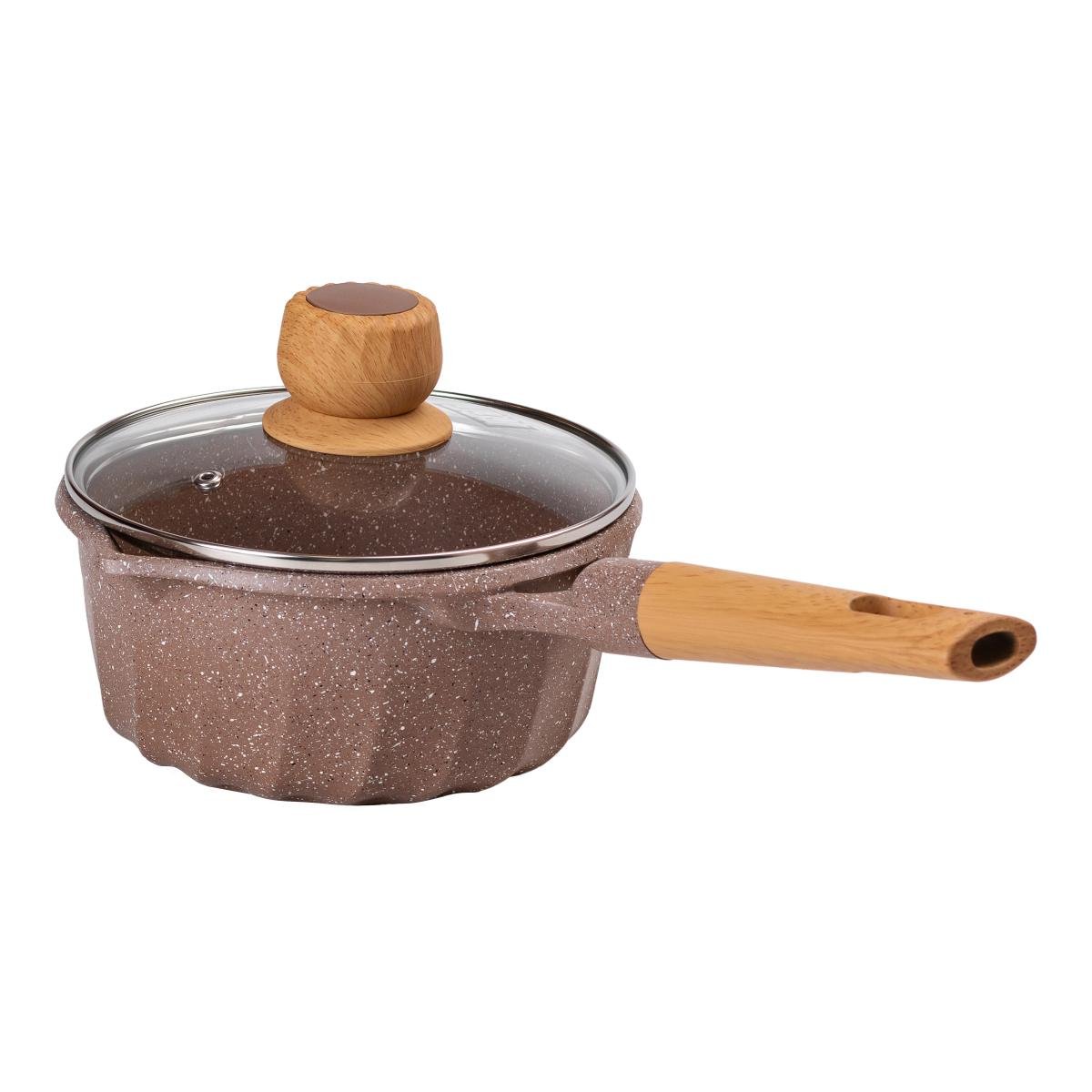 Ковш сотейник алюминиевый MGC с антипригарным покрытием 2,9 л Коричневый