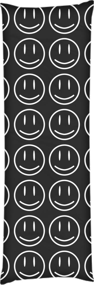 Подушка дакимакура Smile Смайлики 60x180 см (14094738) Подушка дакимакура Smile Смайлики 60x180 см (14094738)