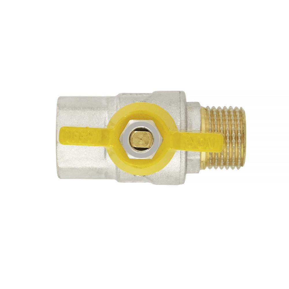 Кран шаровой Raftec PN40 ЗВ 1/2″ GRB11 Yellow - фото 3