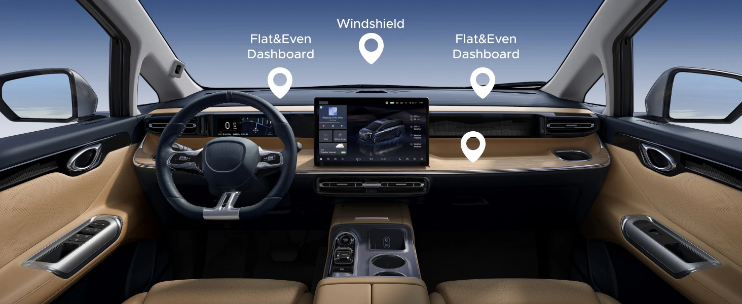 Магнитный крепеж для телефона UGREEN LP926 360° на присоске для приборной панели Magsafe Black (65187) - фото 2