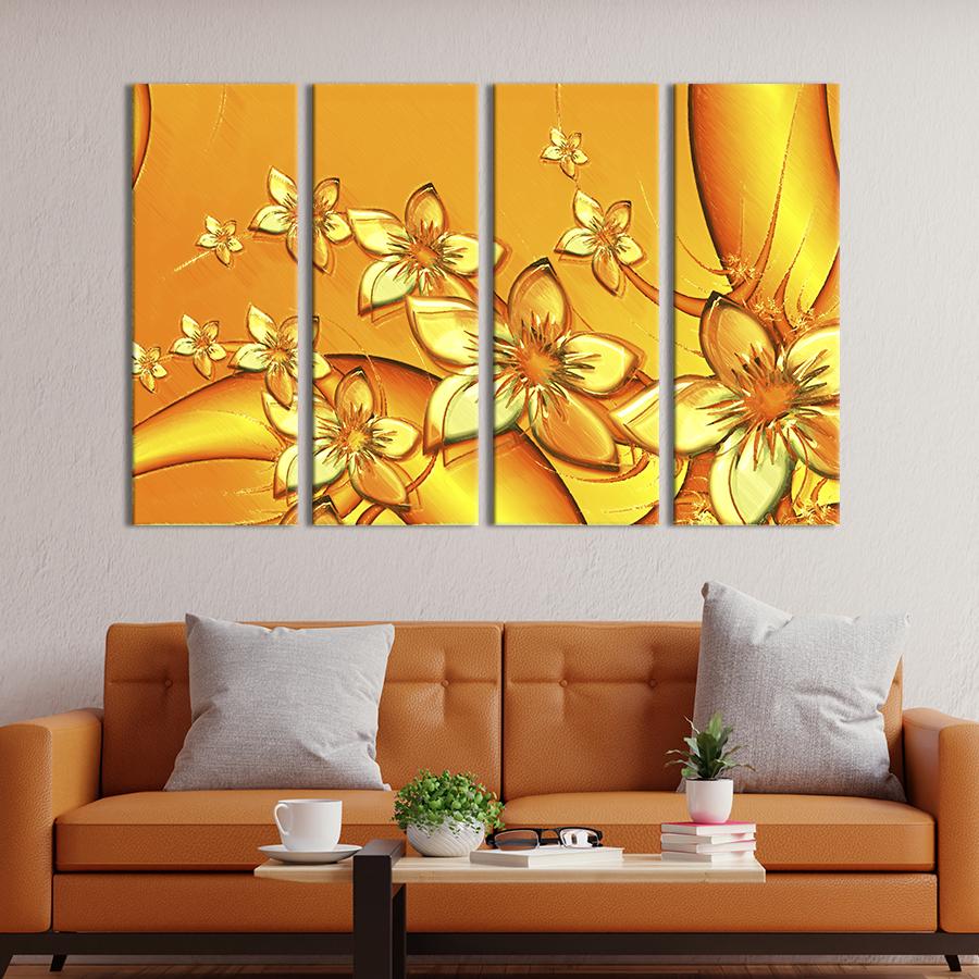 Картина на холсте Солнечные цветы 149x93 см (807-41)