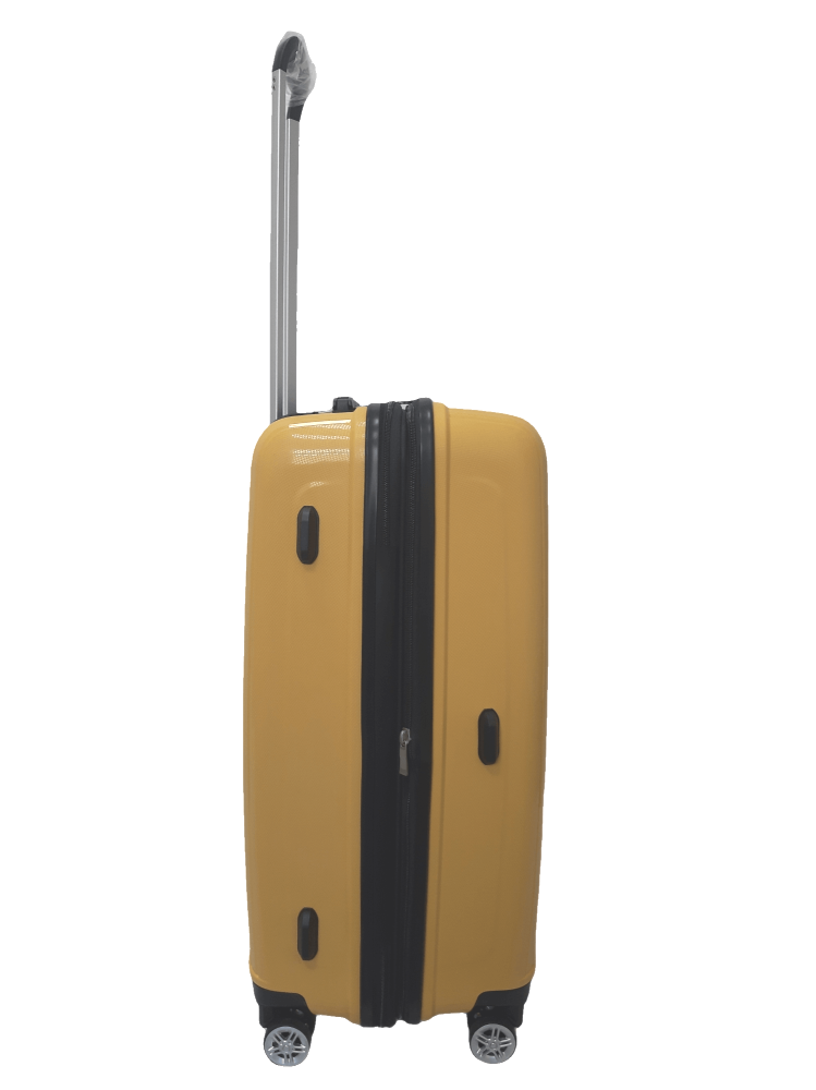 Валіза дорожня Airtex 241 середня М поліпропілен 70 л 65x46x26 см Жовтий - фото 3