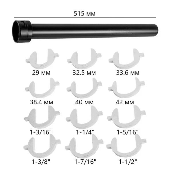 Съемник рулевых тяг в наборе 12 адаптеров разного размера для быстрого снятия и установки тяги (J00122) - фото 10