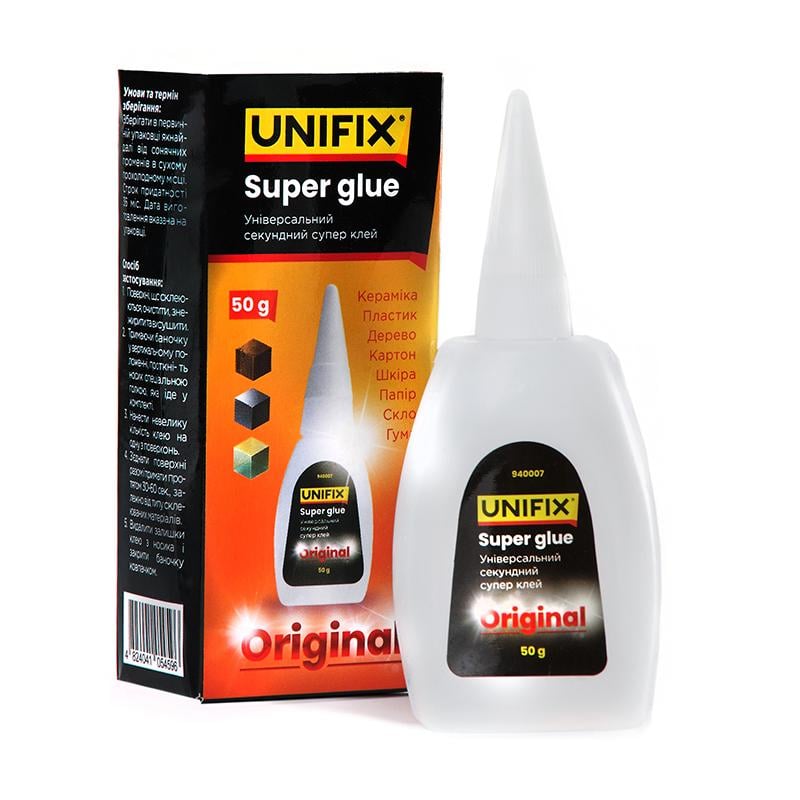 Супер клей Unifix 50 г (940007) - фото 2 Супер клей Unifix 50 г (940007) - фото 2