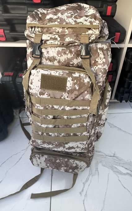 Рюкзак тактичний армійський 1200D Cordura 80 л Камуфляж