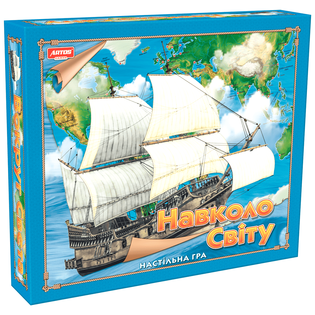 Настольная игра ARTOS GAMES Вокруг света Разноцветный (SR-113-N-998)