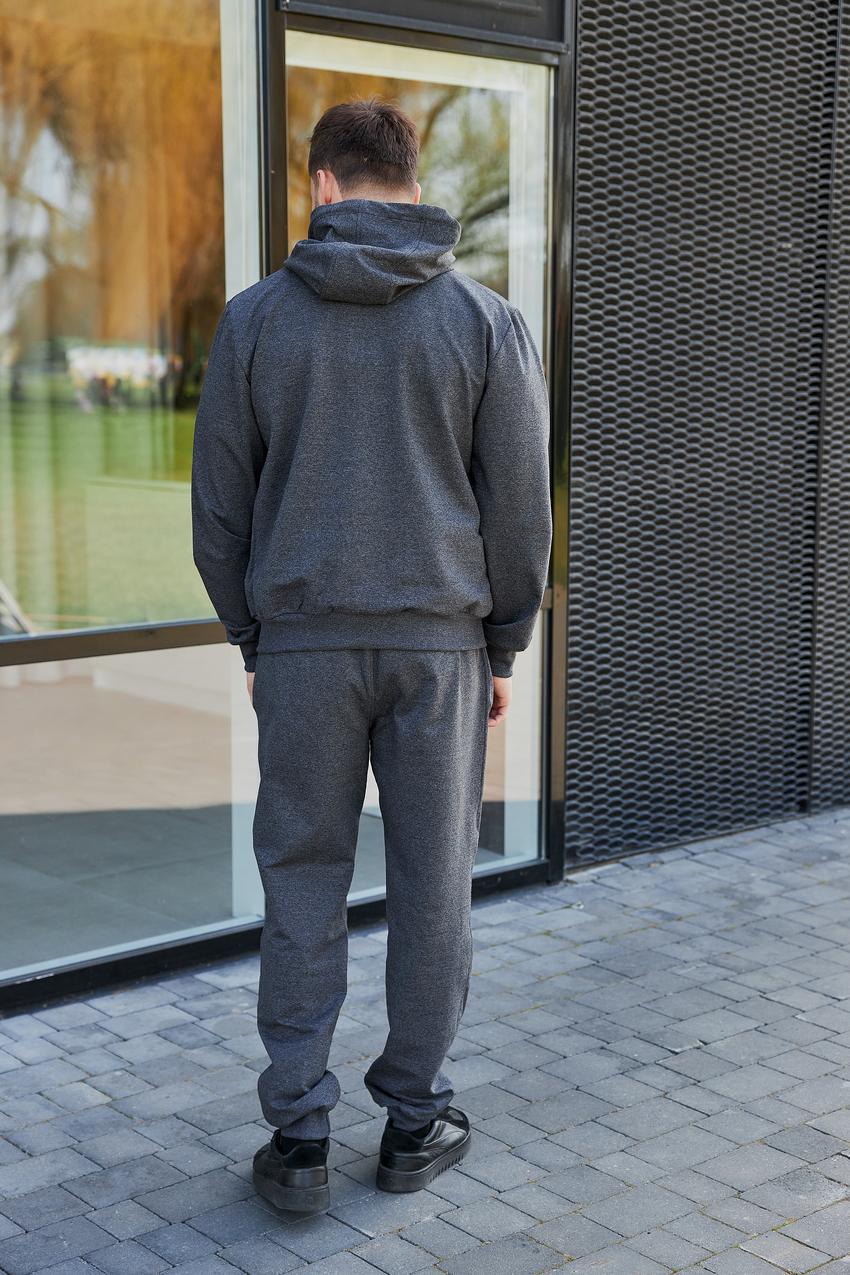 Мужской костюм М169.2 батал двухнитка 3XL Антрацит (892-1-65) - фото 2 Мужской костюм М169.2 батал двухнитка 3XL Антрацит (892-1-65) - фото 2