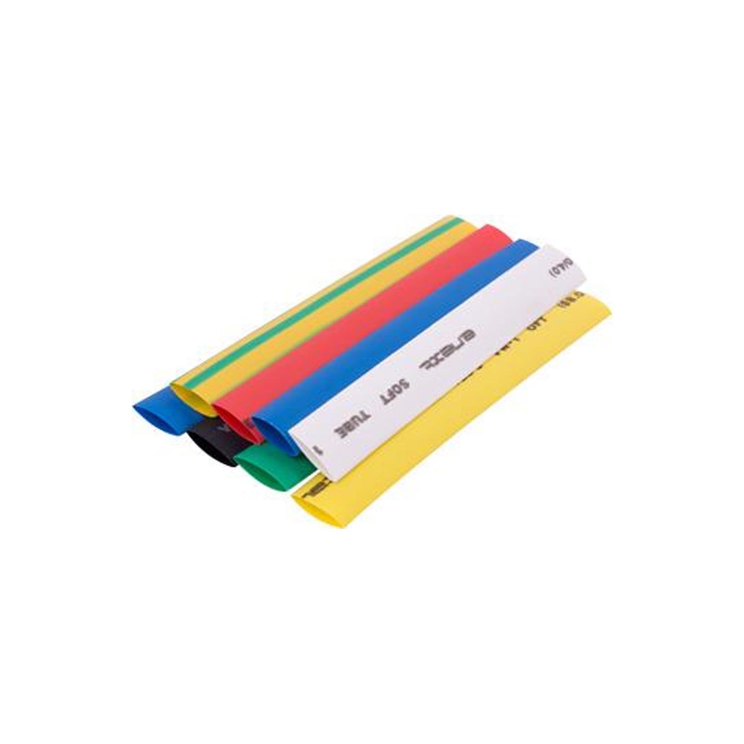 Набір термозбіжних трубок E.NEXT e.termo.stand.set.8.4 ⌀8/4 мм х 10 см 24 шт. Різнокольоровий (s063004)